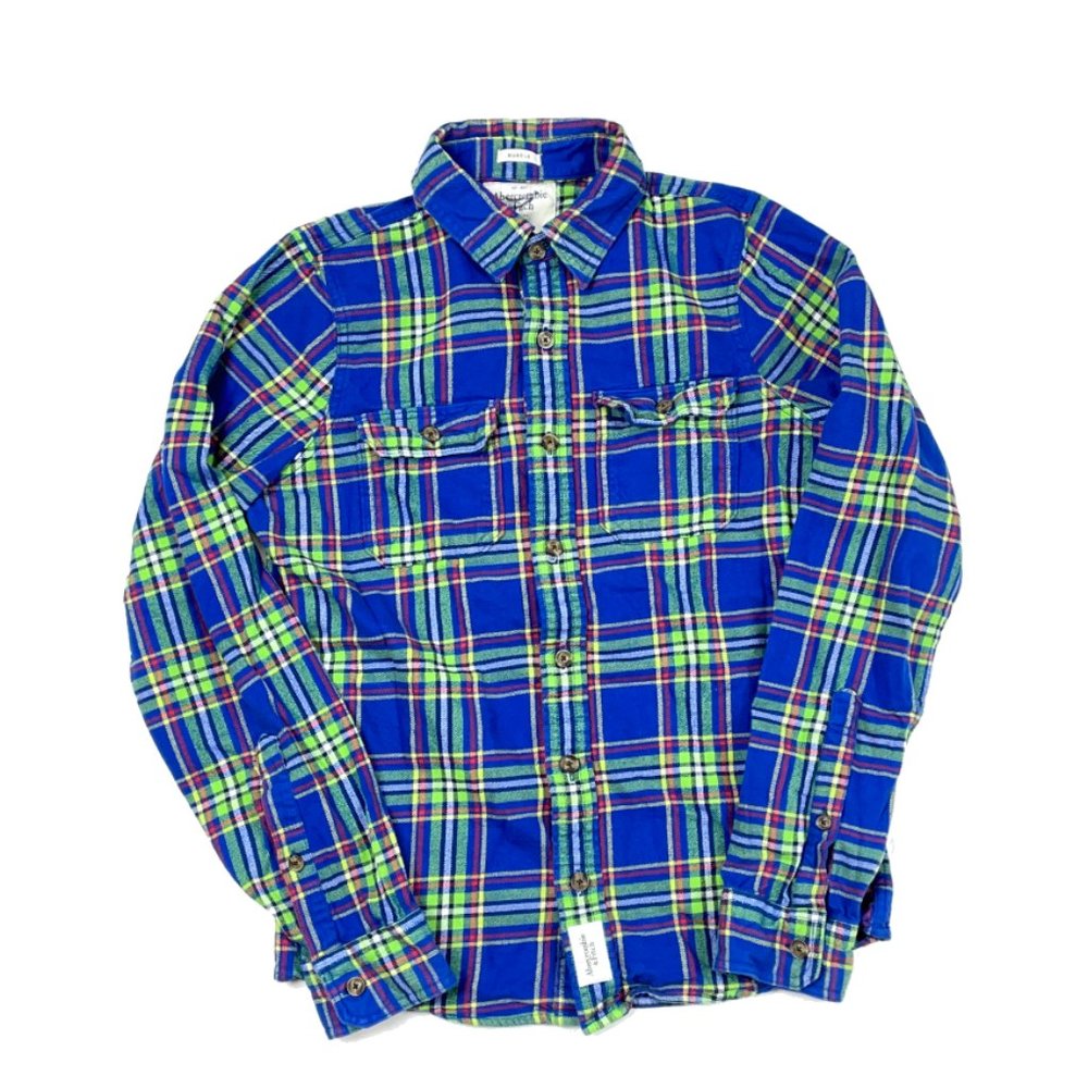 Abercrombie & Fitch Muscle Fit Flannel Shirt